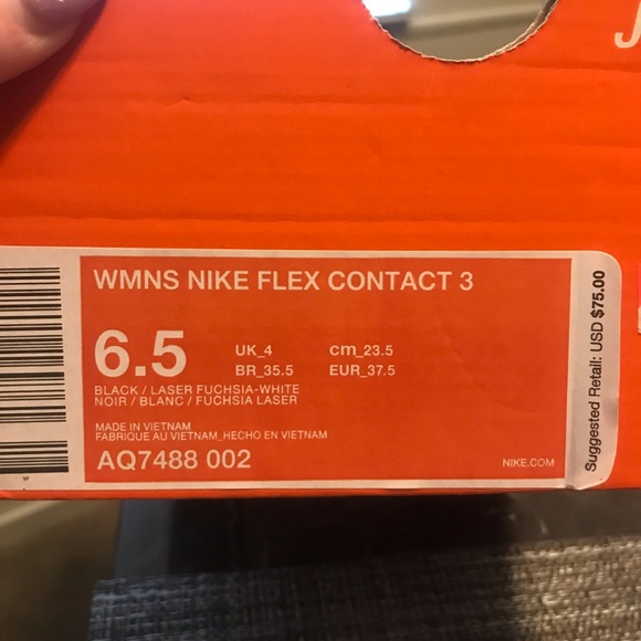 Nike flex contact 3/ worn 1 time /comfortable/cute - Picture 2 of 7